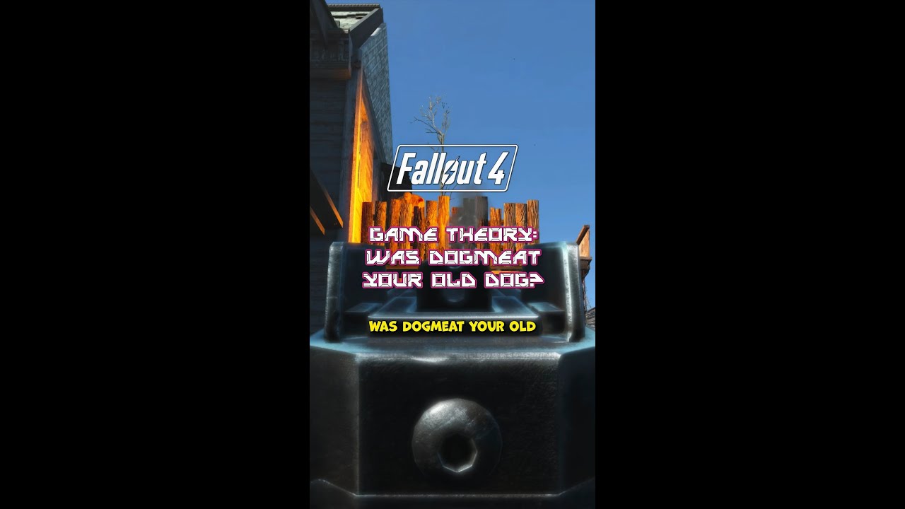 GAME THEORY: Was Dogmeat Your Old Dog in Fallout 4 #fallout4
