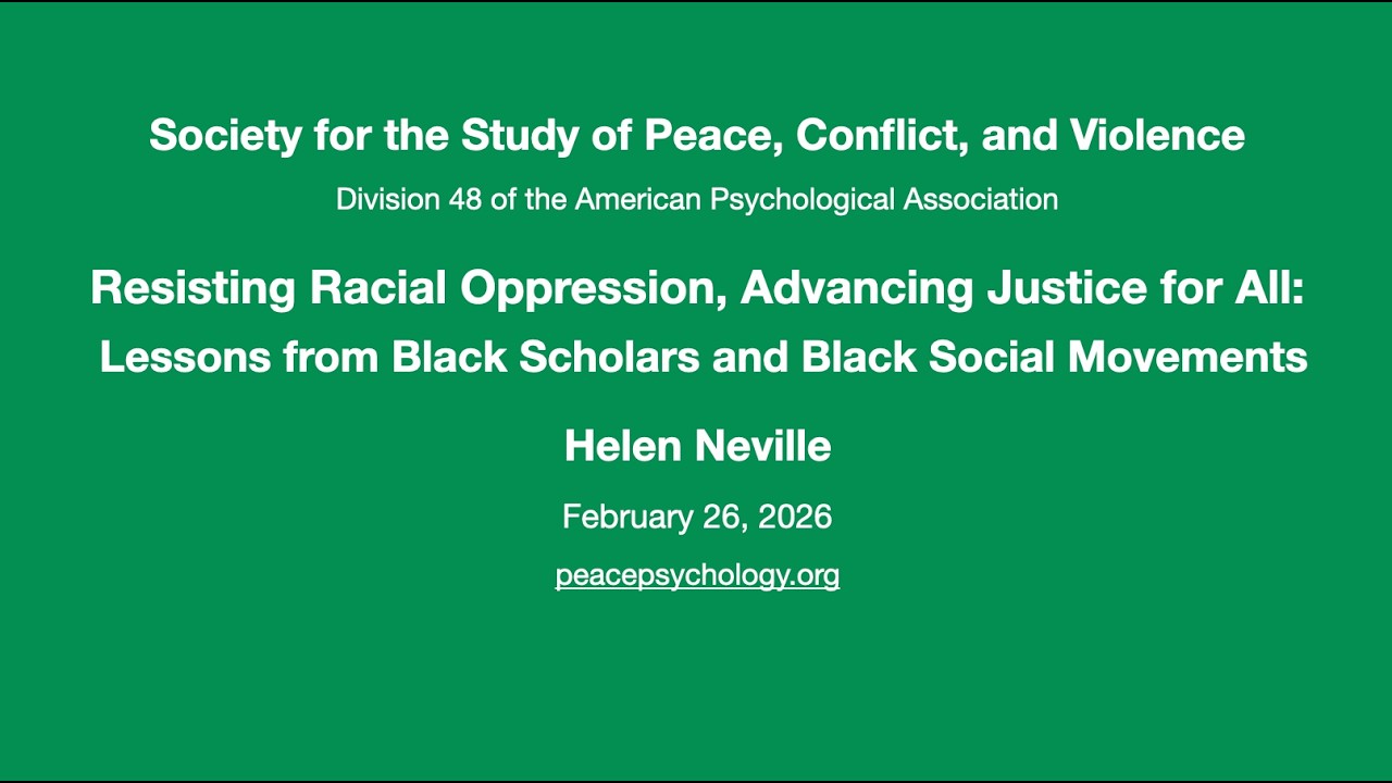“Resisting Racial Oppression, Advancing Justice for All