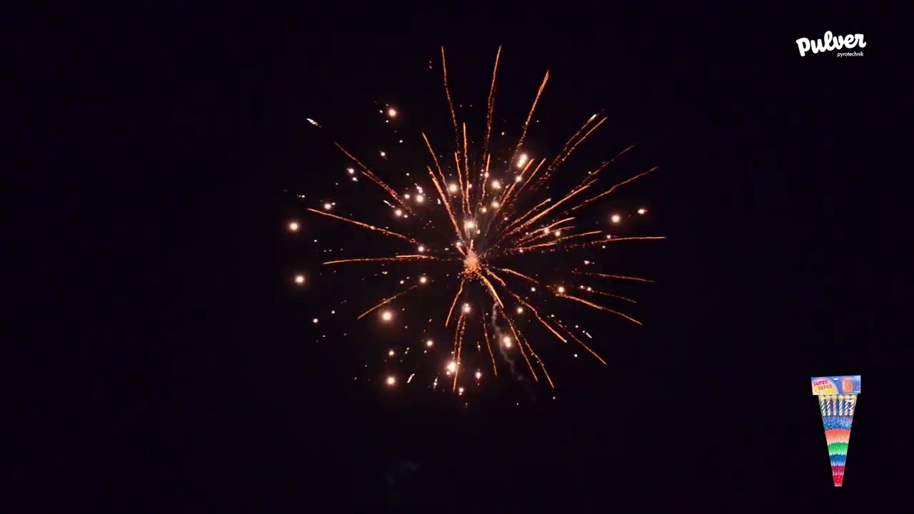Pulver Pyrotechnik Art.-Nr. PP SHR 40  Super 6 Shellrockets