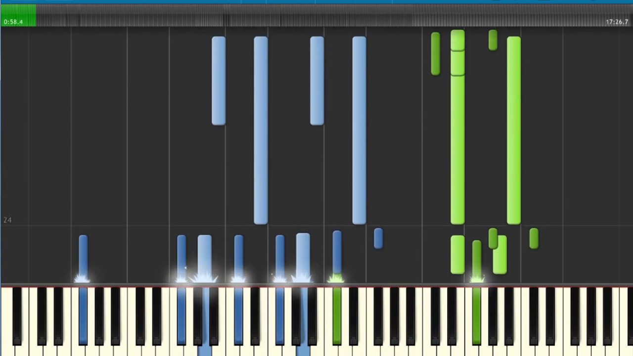 [S] Collide: Full Synthesia Piano Tutorial.
