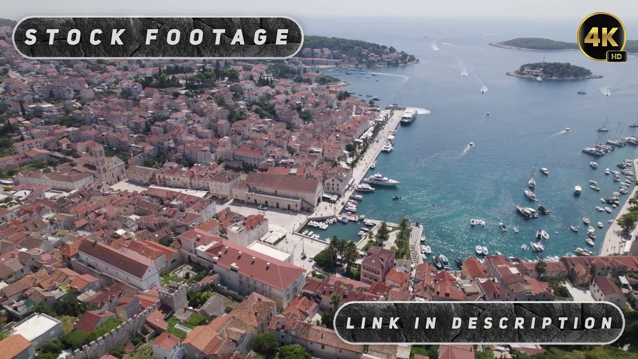 Croatia 🇭🇷 Hvar Drone [4K] Clip 14