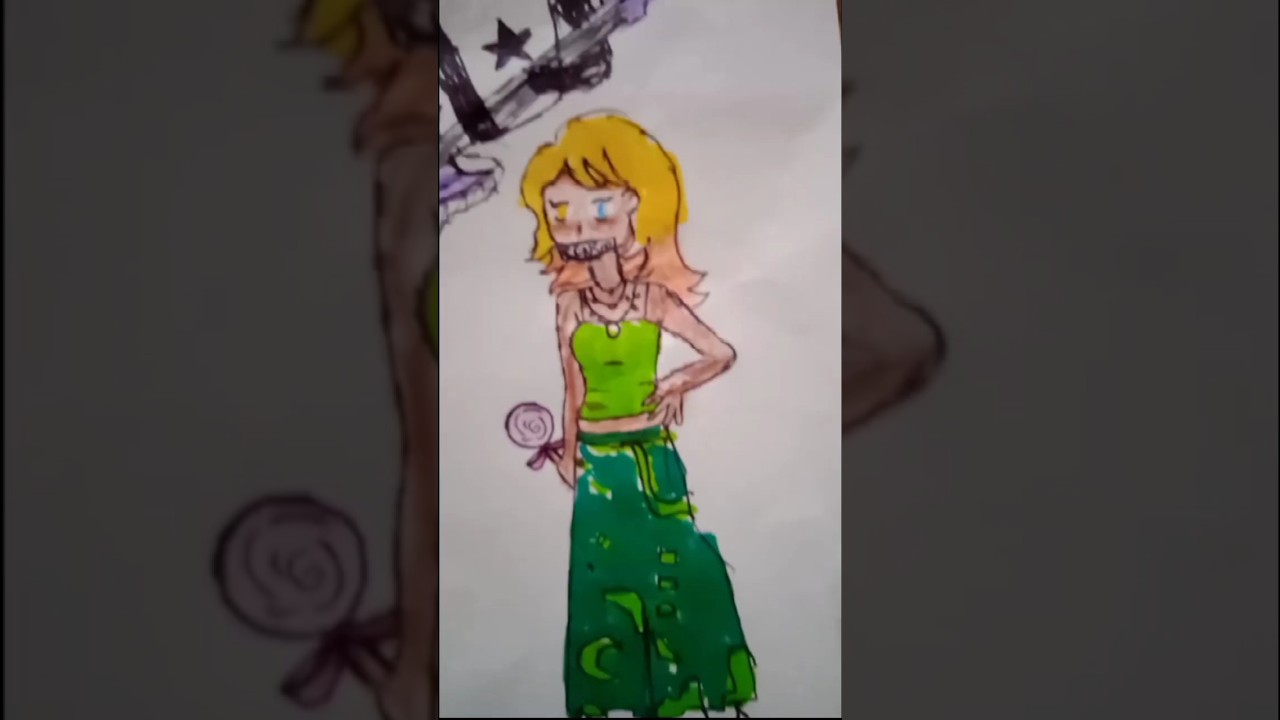 drawing random character🧐😍 pause challange 