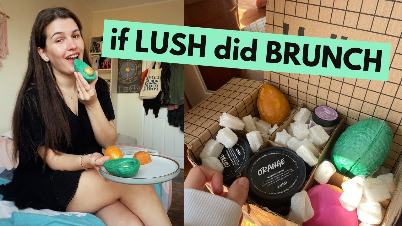 if LUSH did BRUNCH | vegan eggs, gritty coffee + sparkly avocados