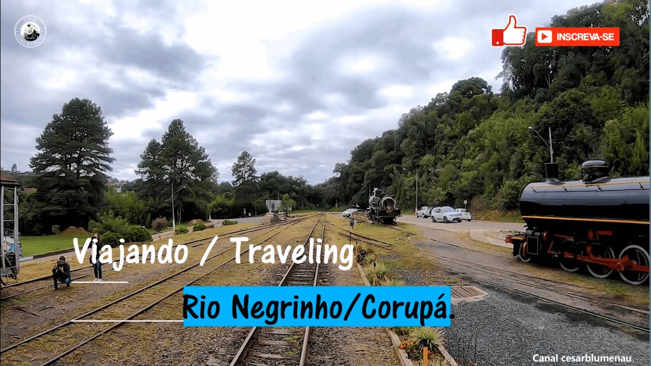 🇧🇷 Viajando de Trem / Traveling by Train - Rio Negrinho/SC a/to Corupá/SC - (Brasil)