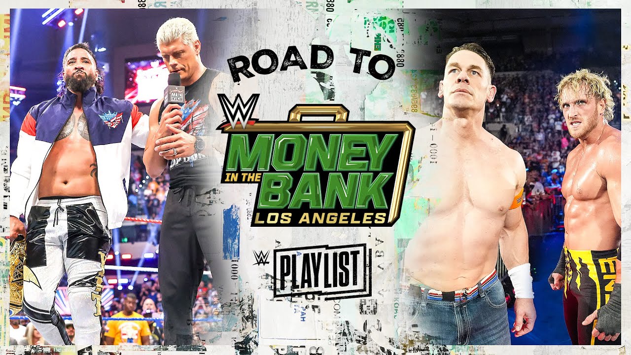 Коди Роудс и Джей Усо против Джона Сины и Логана Пола | Road to Money in the Bank 2025: плейлист WWE