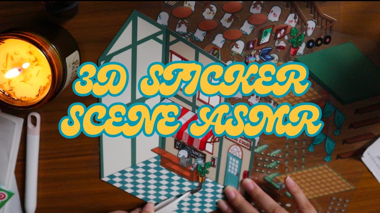 ASMR Ghost Cafe 3D Sticker Scene