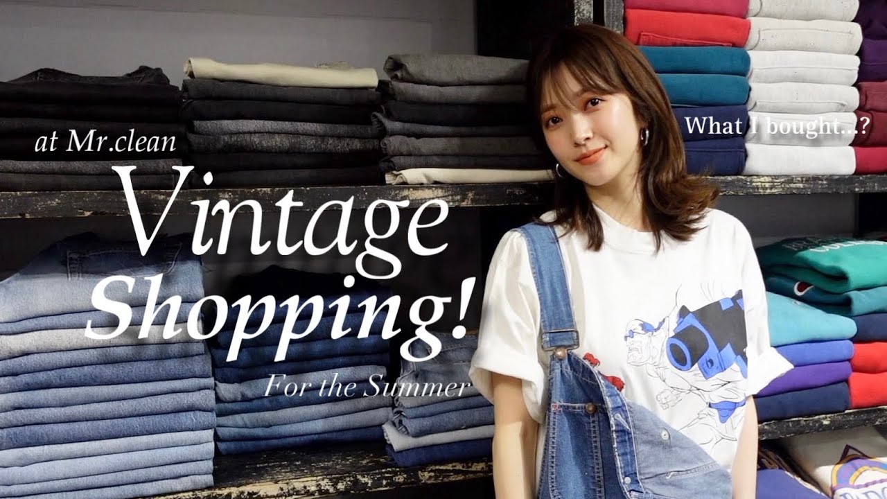 【Vintage Shopping】夏こそヴィンテージTシャツが着たい🥴🧡種類豊富&目移りし過ぎで1日では見切れない〜😇🎐【奥渋谷/Mr.clean】