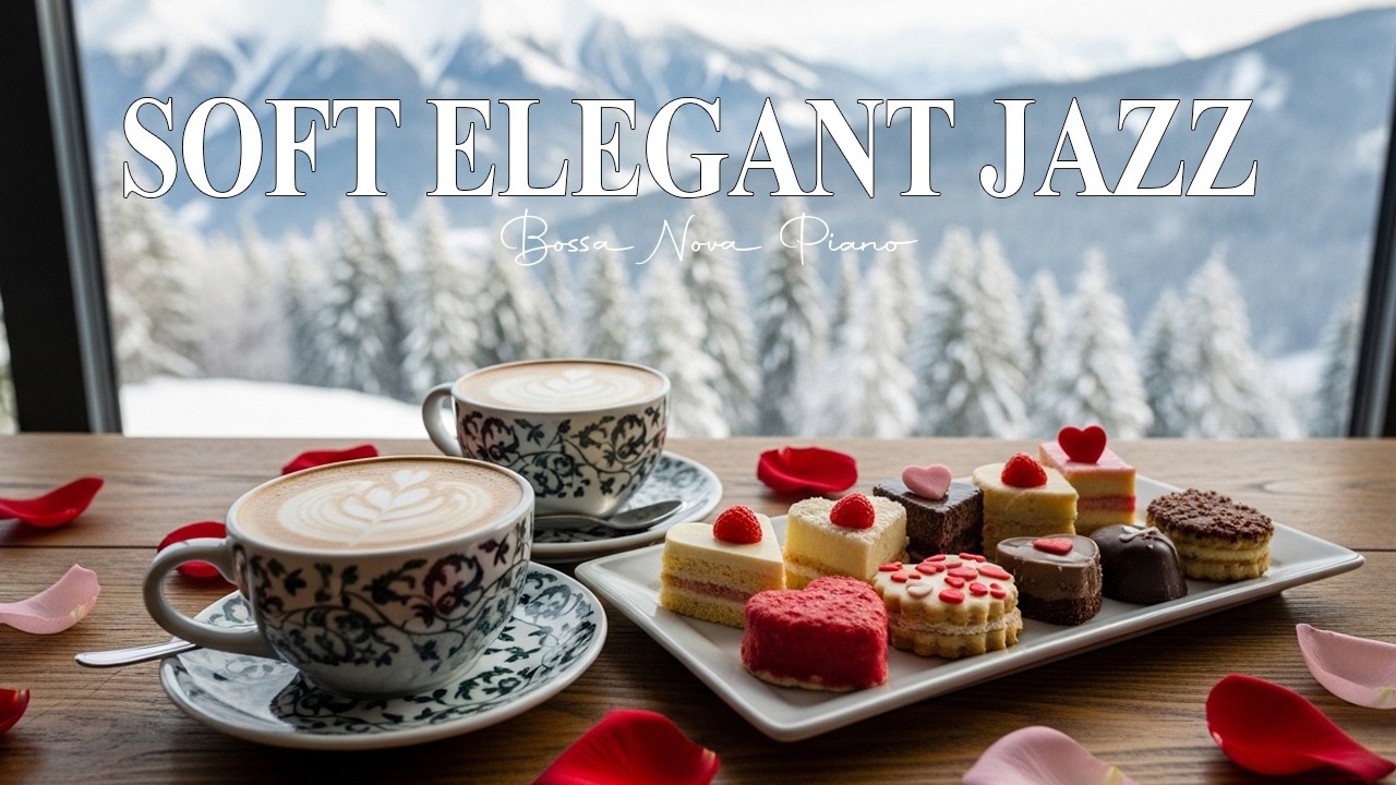Elegant Winter Jazz ☕ Delicate Morning Jazz Cafe & Bossa Nova Instrumental for Study, Work