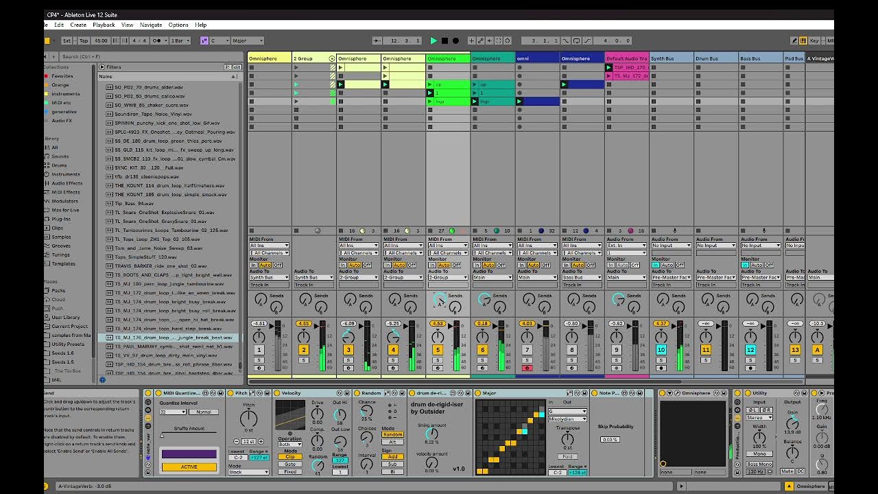 Writing  new ambient piece with CINESCAPES PRO