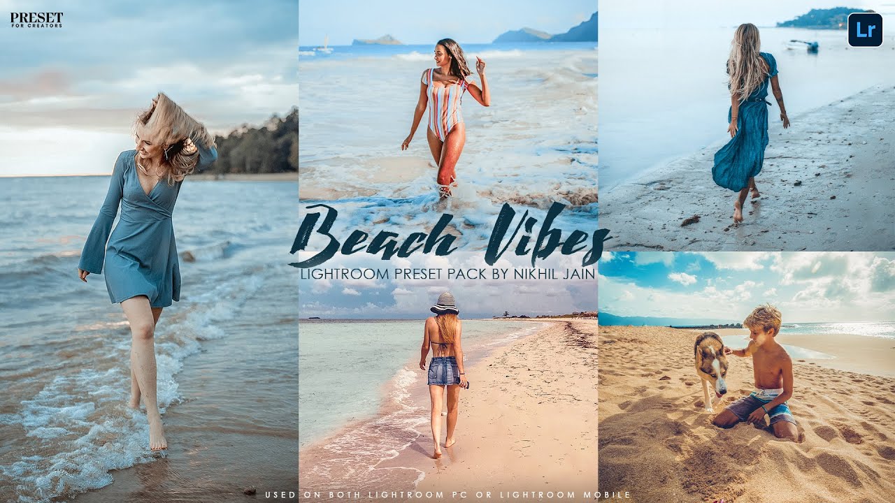 Beach Vibes Preset for Lightroom | Preset for Creators | Free Download