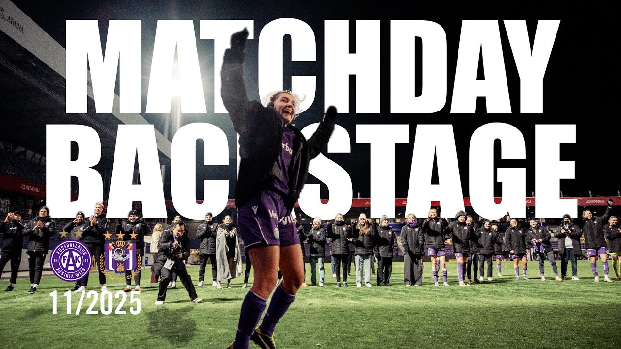 Matchday Backstage: Austria Wien - RSC Anderlecht 2:1 (11/2025) #faklive #violatv