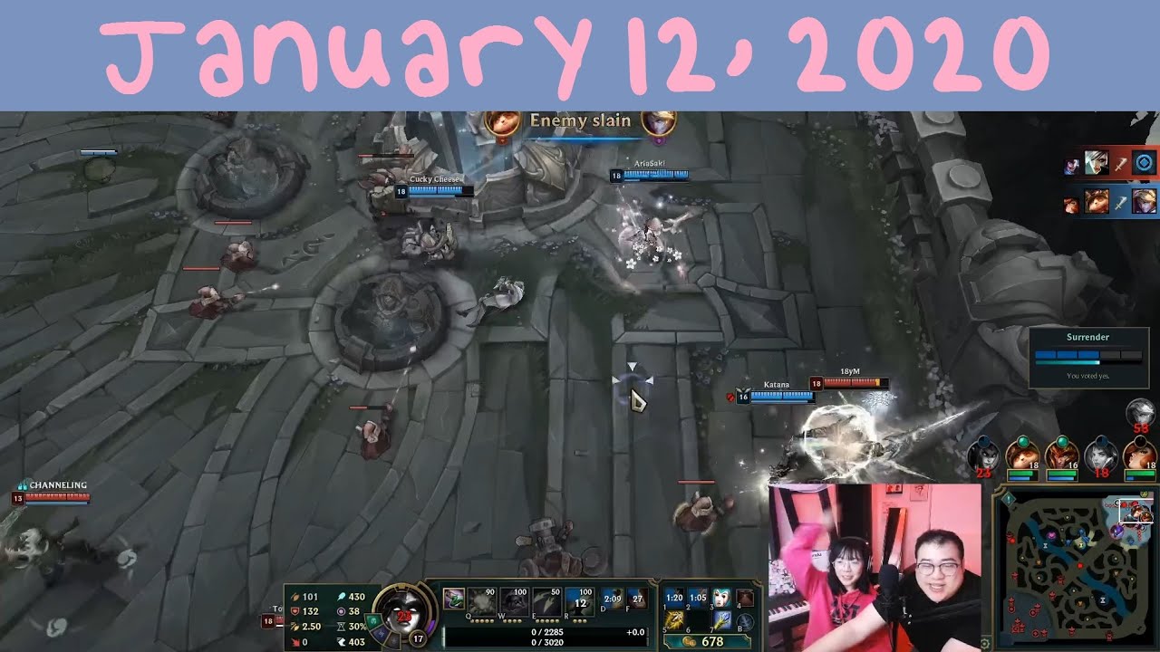 [1/12/2020] League of Legends with friends - ft. Michael Reeves, Fedmyster and AriaSaki