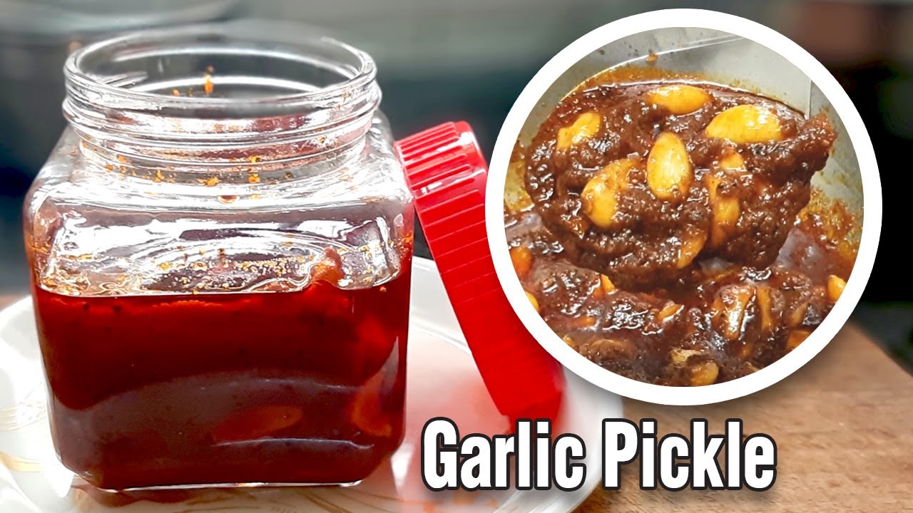 பூண்டு எலுமிச்சை ஊறுகாய்  | How to make Garlic Pickle Recipe With English Subtitles | Cookrazy