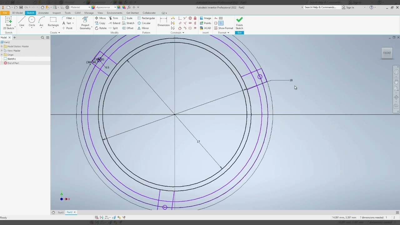 DESIGN A FREE STAND USING INVENTOR 2022. PART1