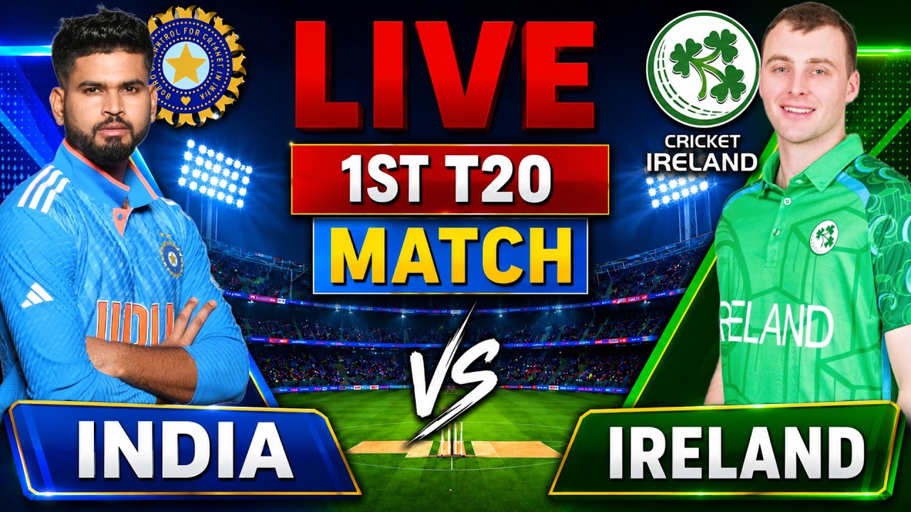 🔴 Live India vs Ireland 1st T20 Match Today | IND vs IRE 1st Match Live Match Last 5 overs