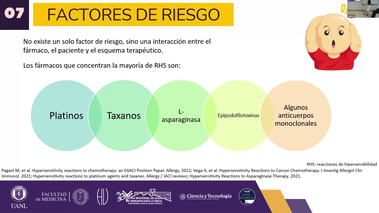 Hipersensibilidad a quimioterapeuticos