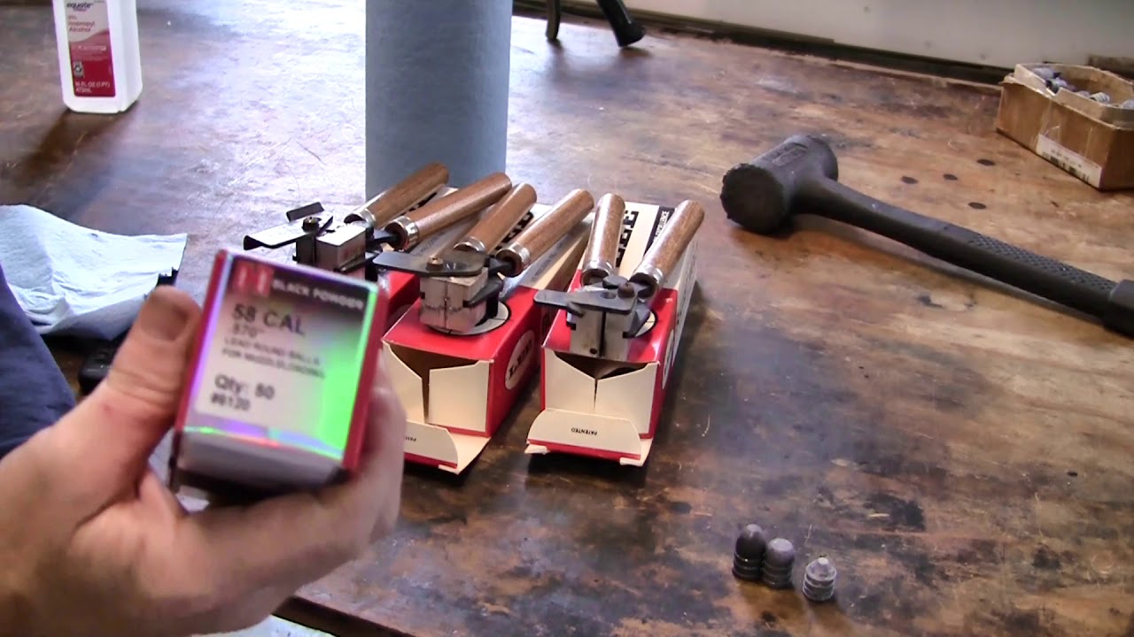 Lee 58 Caliber Bullet Molds for rifled muskets