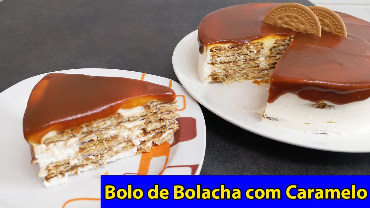 SEMI-FRIO DE BOLACHA COM CARAMELO SALGADO