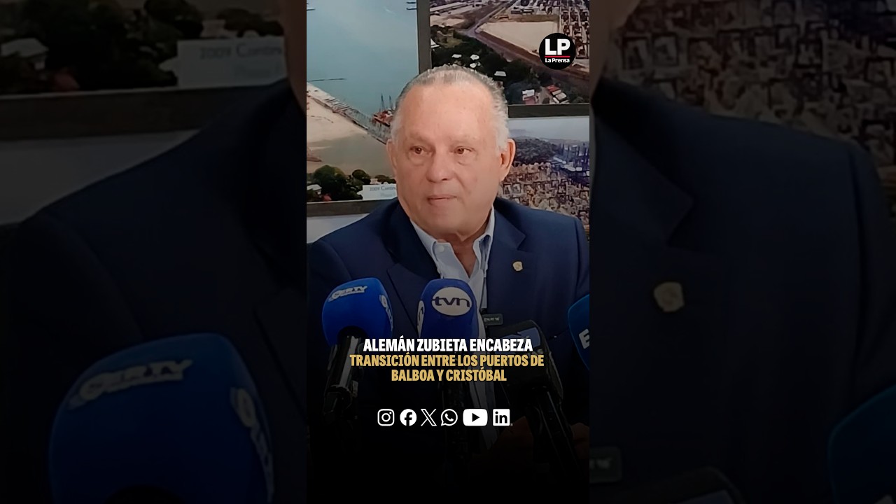 Alemán Zubieta encabeza transición entre los puertos de Balboa y Cristóbal