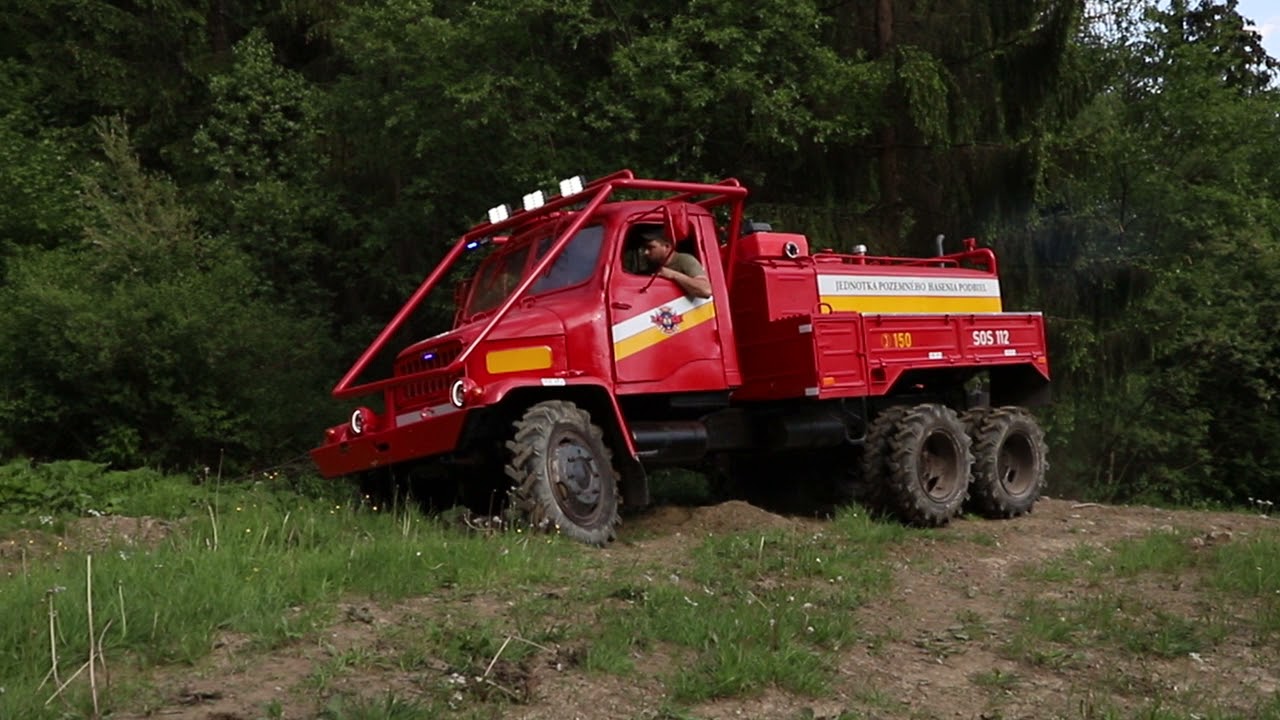 HASIČI PODBIEL - PRAGA V3S 6x6 Lesný špeciál