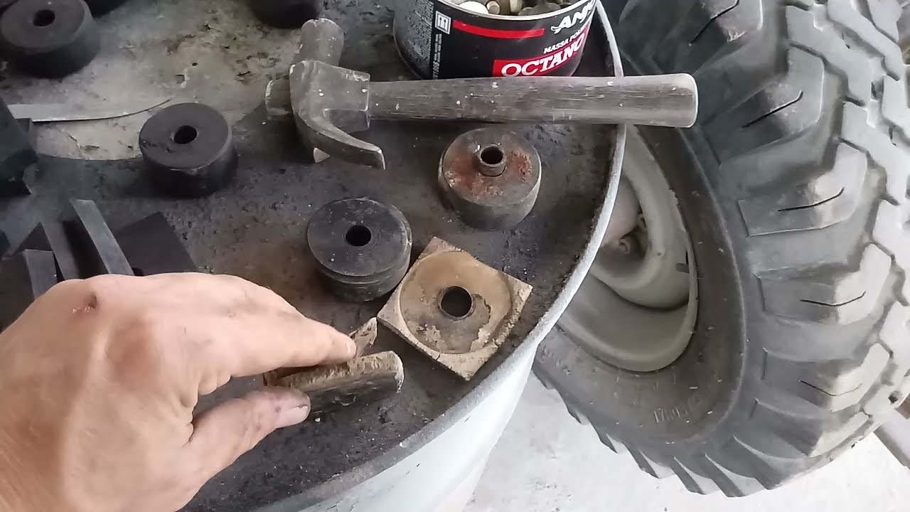 trocamos os calço da gabine da toyota bandeirante