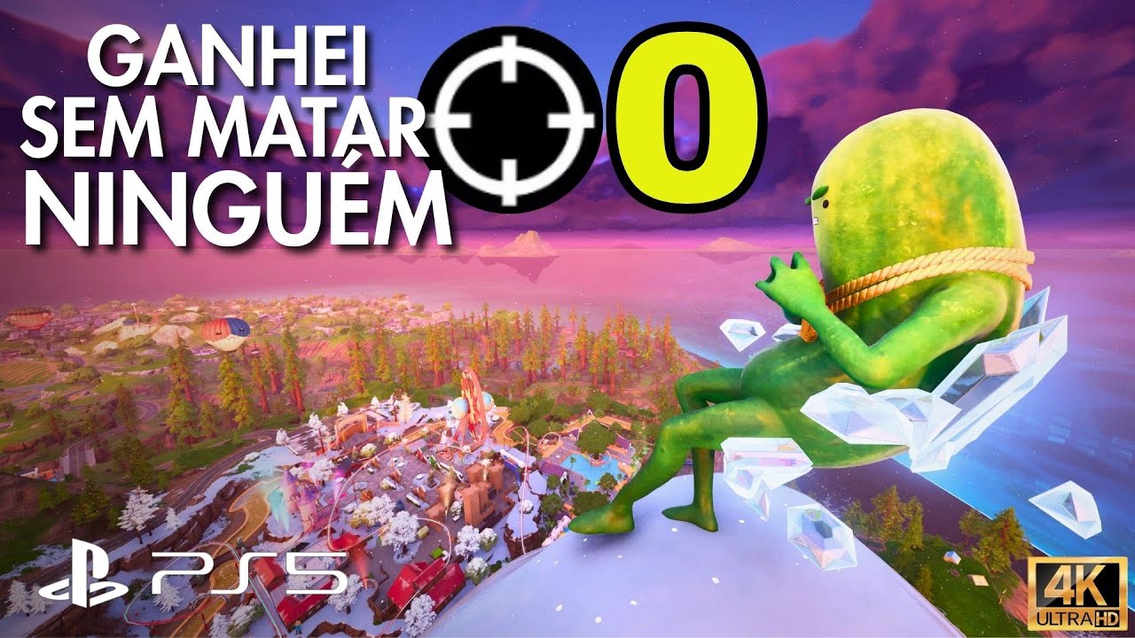 ZERO ELIMINATIONS: Vitoria Royale - Fortnite Capitulo Sete - PS5 4K