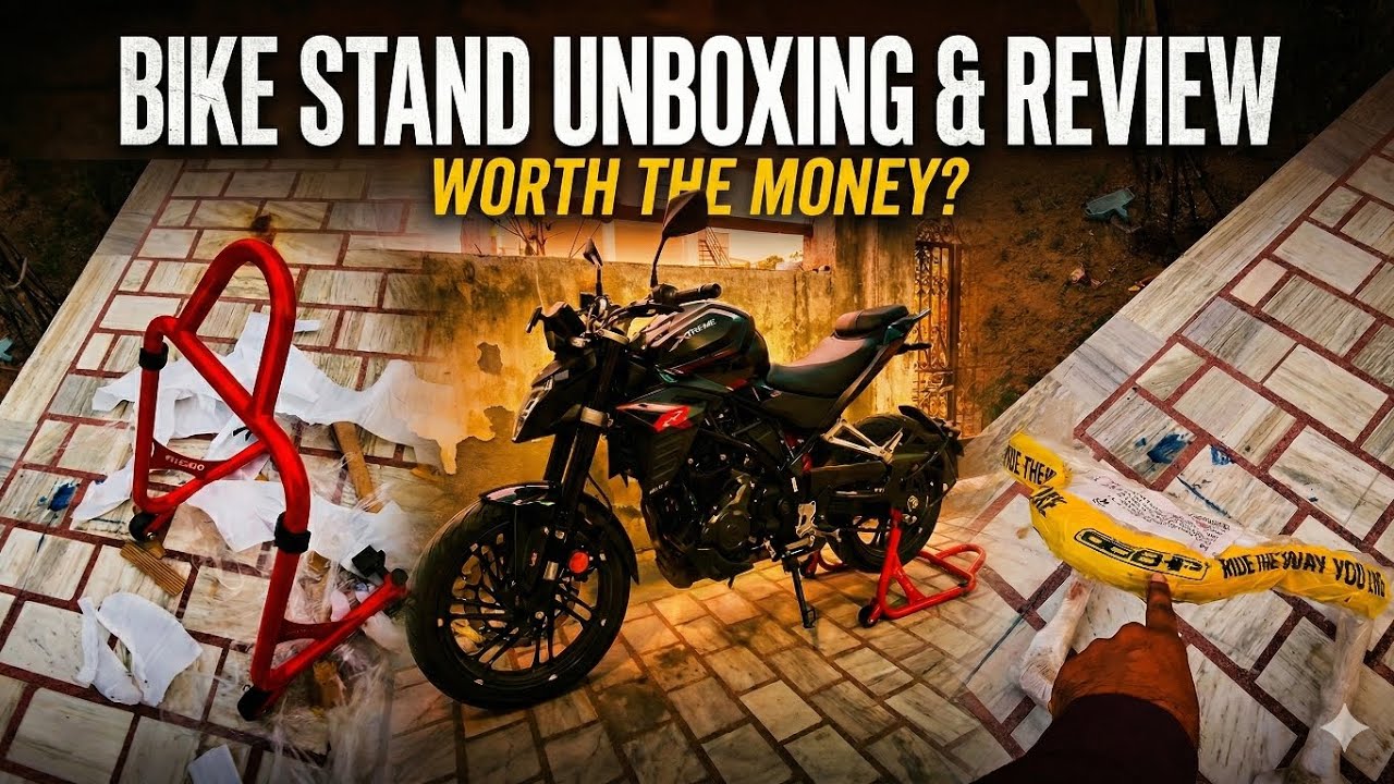 Lifting My Xtreme 250R! 66bhp X-Lift Pro Paddock Stand Unboxing & Test 