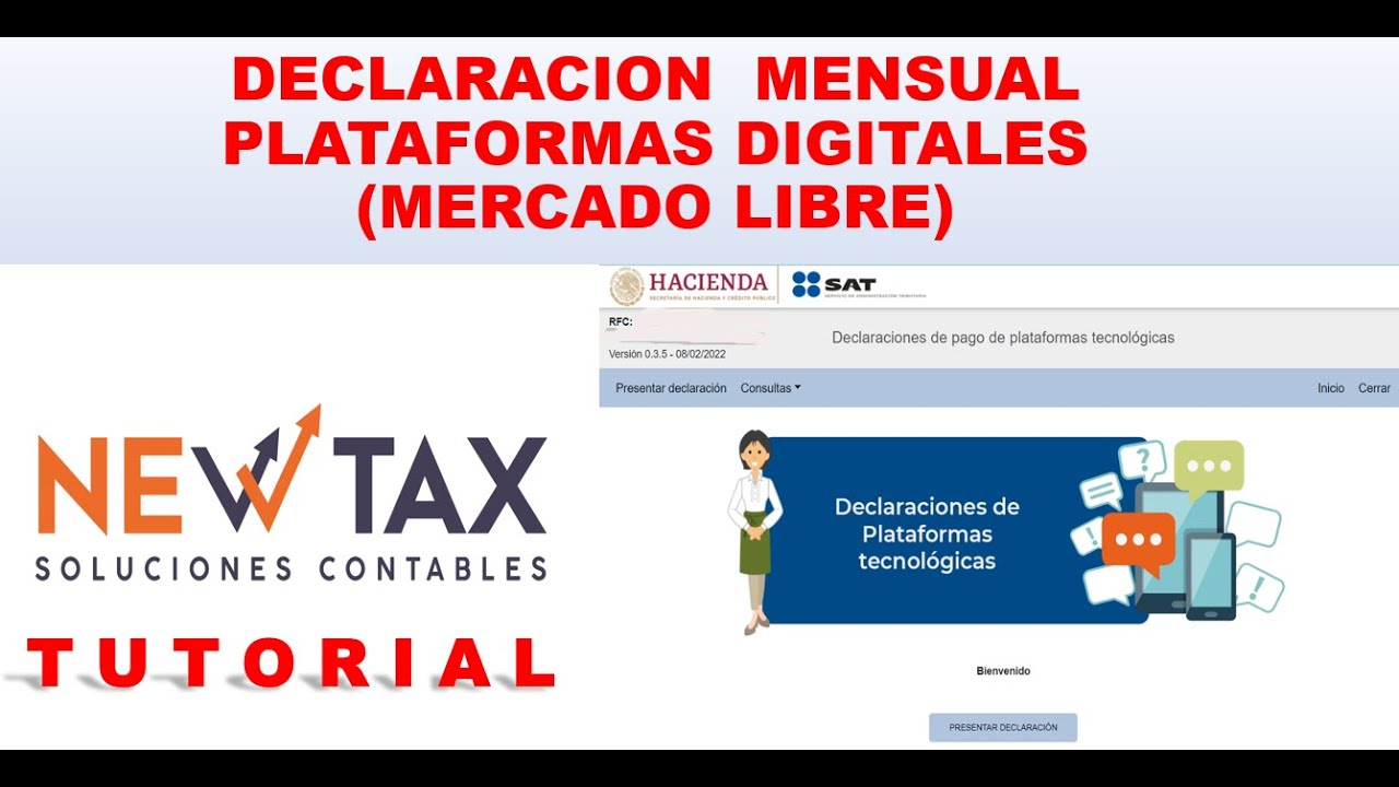 Plataformas digitales declaración mensual 2022 cómo hacerla| fácil y rápido|