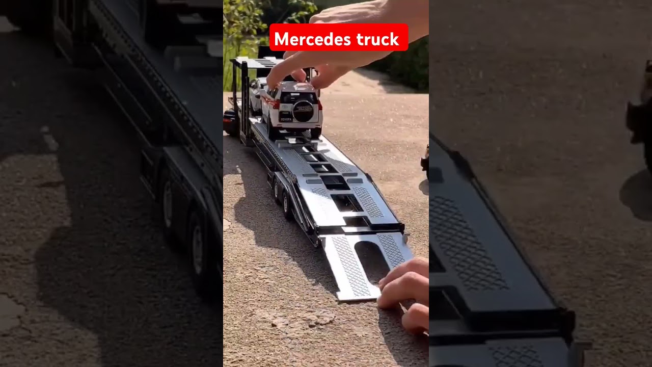 Mercedes-Benz cars carrier truck #diecast #mercedes #mercedesbenz #youtubeshorts #truck #cars