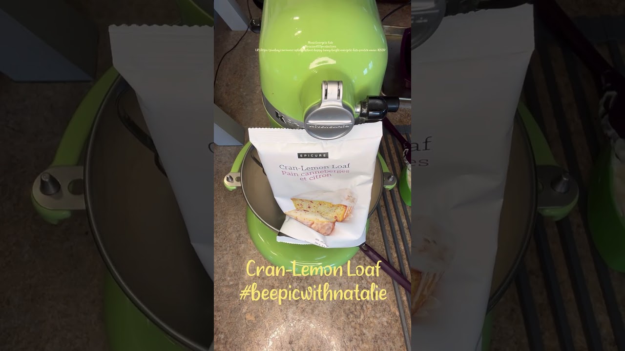 Super Easy Cran-Lemon Loaf #beepicwithnatalie #epicureambassadorcanada #quickrecipe #epicure