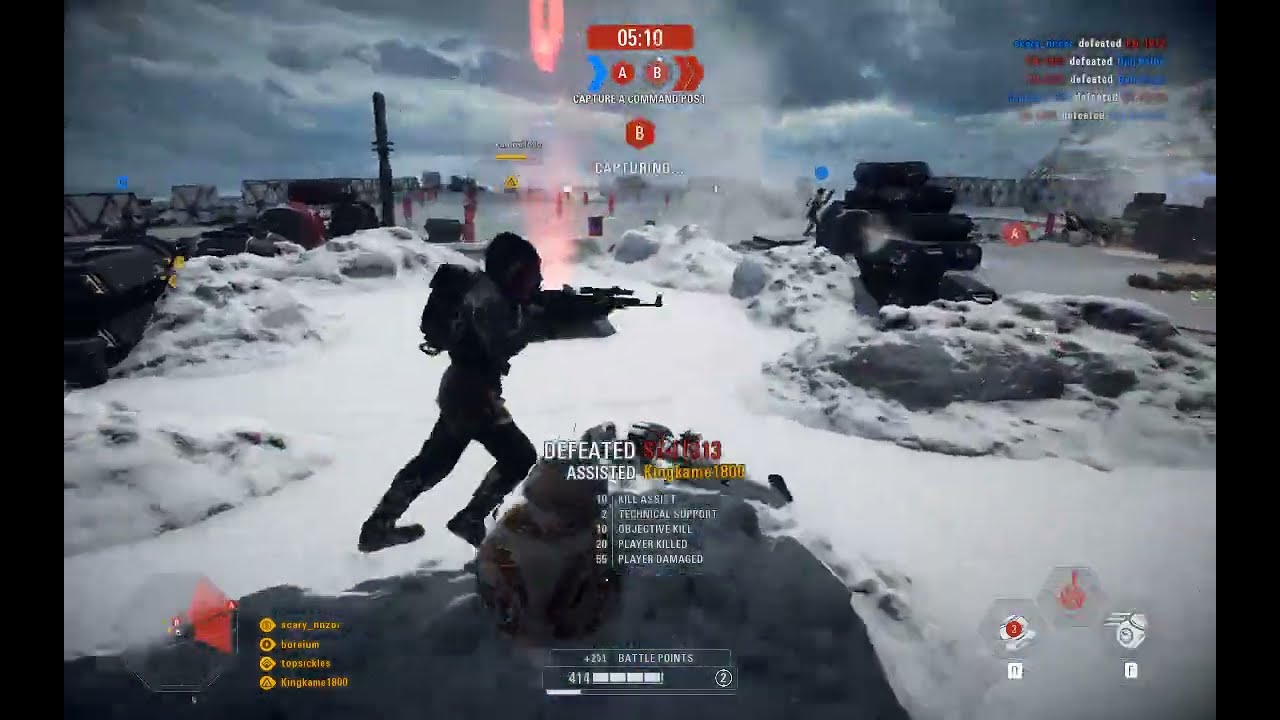 Star Wars Battlefront 2 535 - Lv 38 BB-8 Co-Op Win