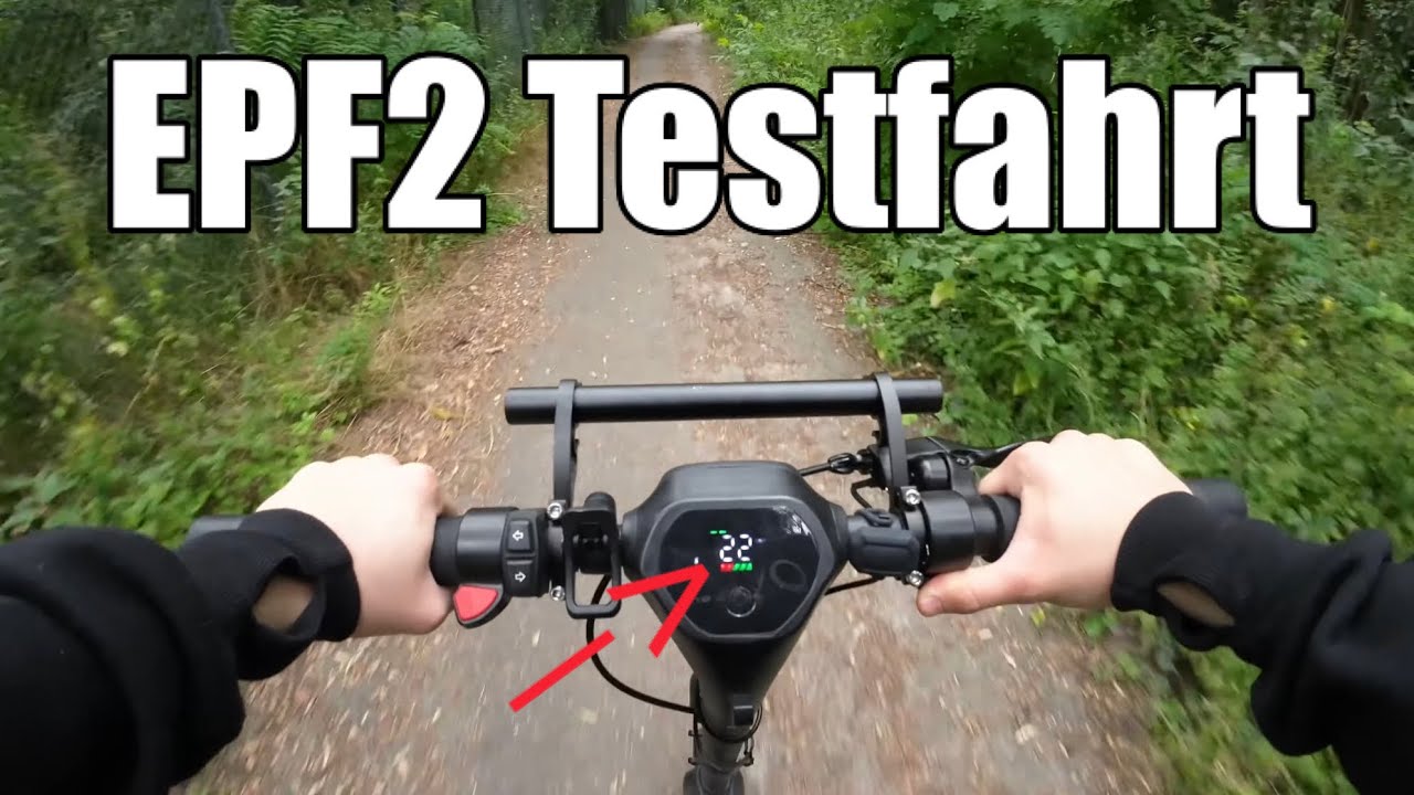 ⚡️ Epowerfun Epf2 Testfahrt - Wie gut ist er? - 480wh 48V 500w 1200w Peak💥