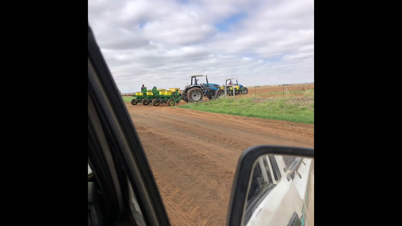 Planting corn in South Africa 2019.