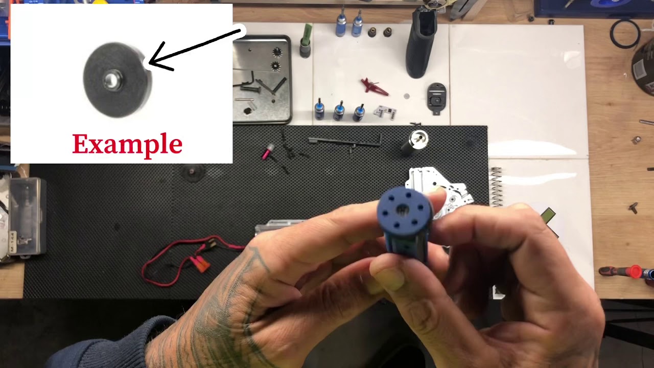 Gel Blaster DSG, fitting the V2 one piece cylinder
