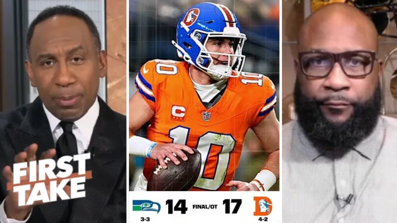 FIRST TAKE | Bo Nix is hot Garbage! - Stephen A. Smith slams Broncos QB despite OT win vs. Seahawks