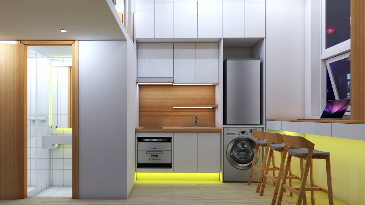TINY APARTMENT 12sqm ( 129sqft MICRO APARTMENT TOUR ) | SPACE SAVING IDEAS | NEVER THINK TOO SMALL