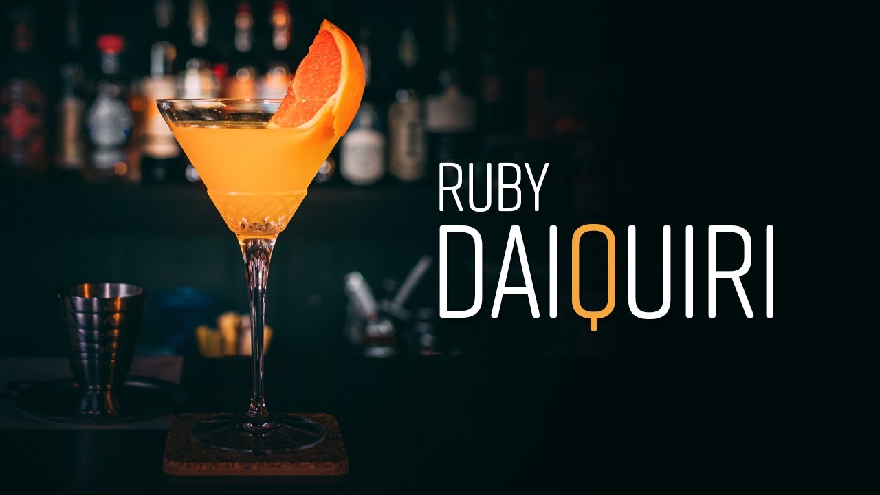 Ruby Daiquiri Cocktail | Rum Cocktails, Amaretto & Orgeat