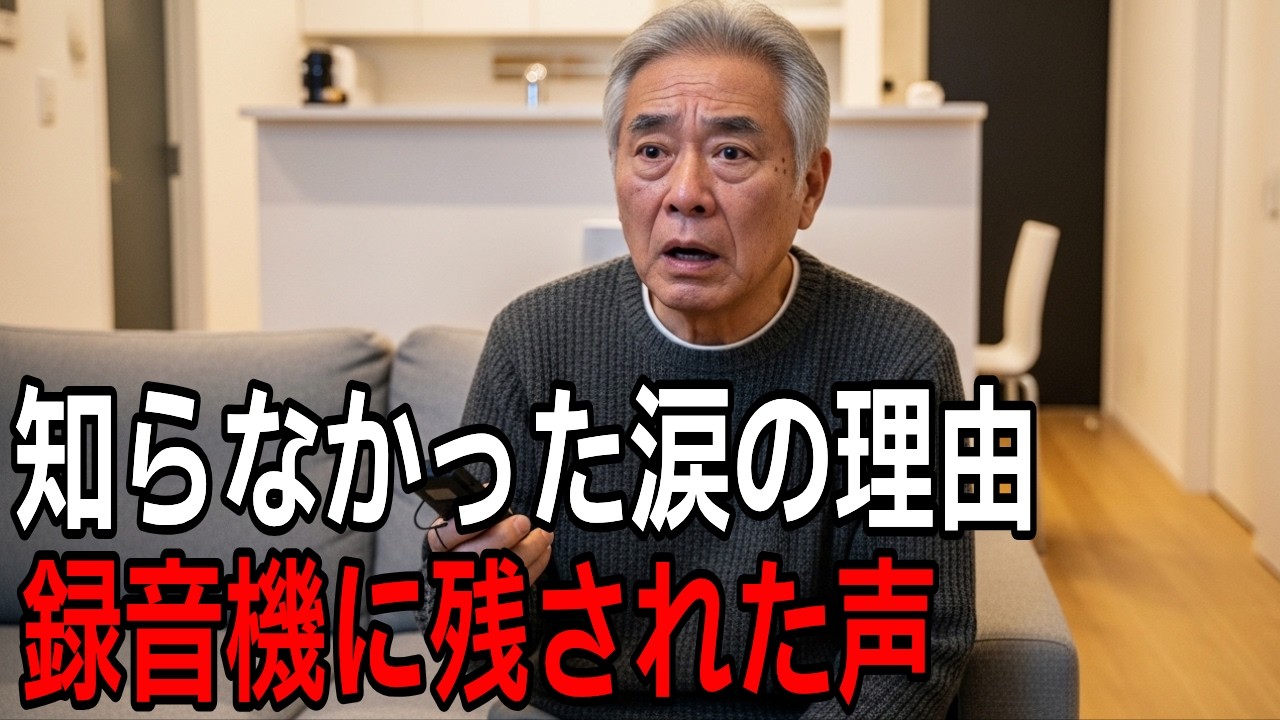 「涙が止まらない」 老後に知った妻の涙の理由 【日本感動ドラマ】