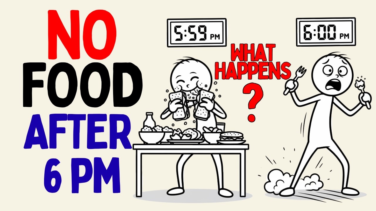 Что происходит с жиром на животе, если перестать есть после 18:00?
