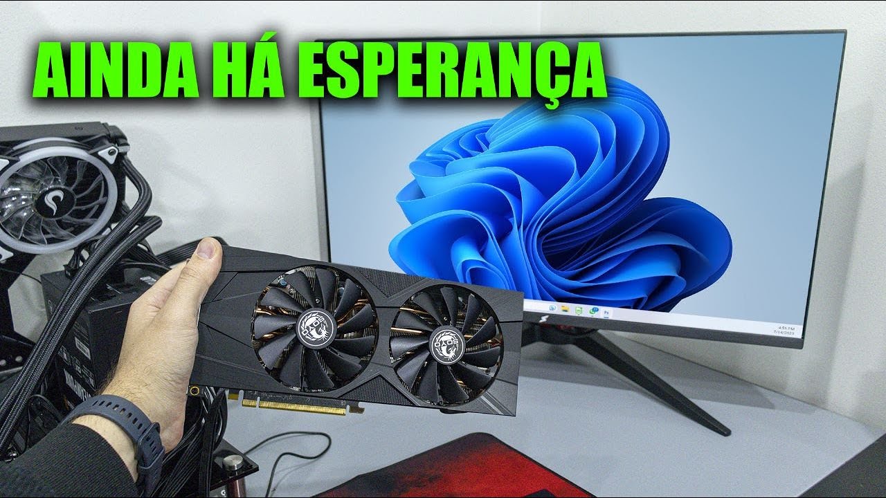CONSEGUI FAZER A RX 5700 XT FUNCIONAR SEM TELA VERDE