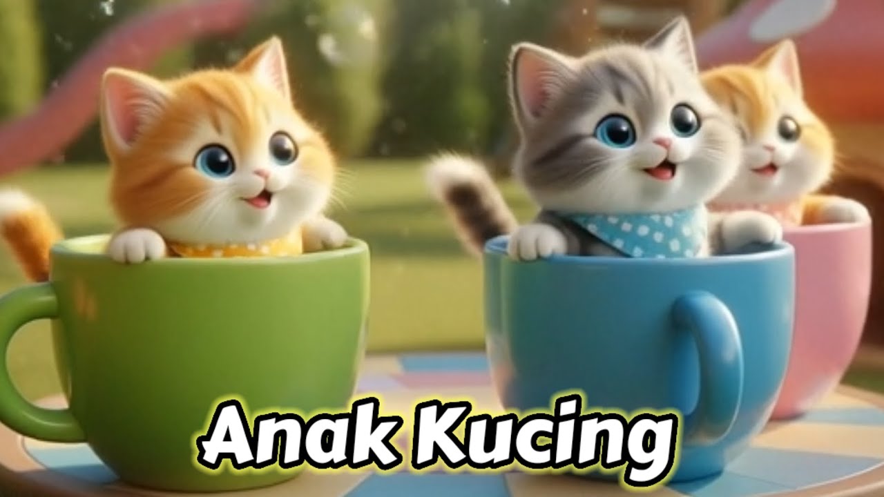 Anak Kucing Meong Meong ~ Lagu Anak Populer 