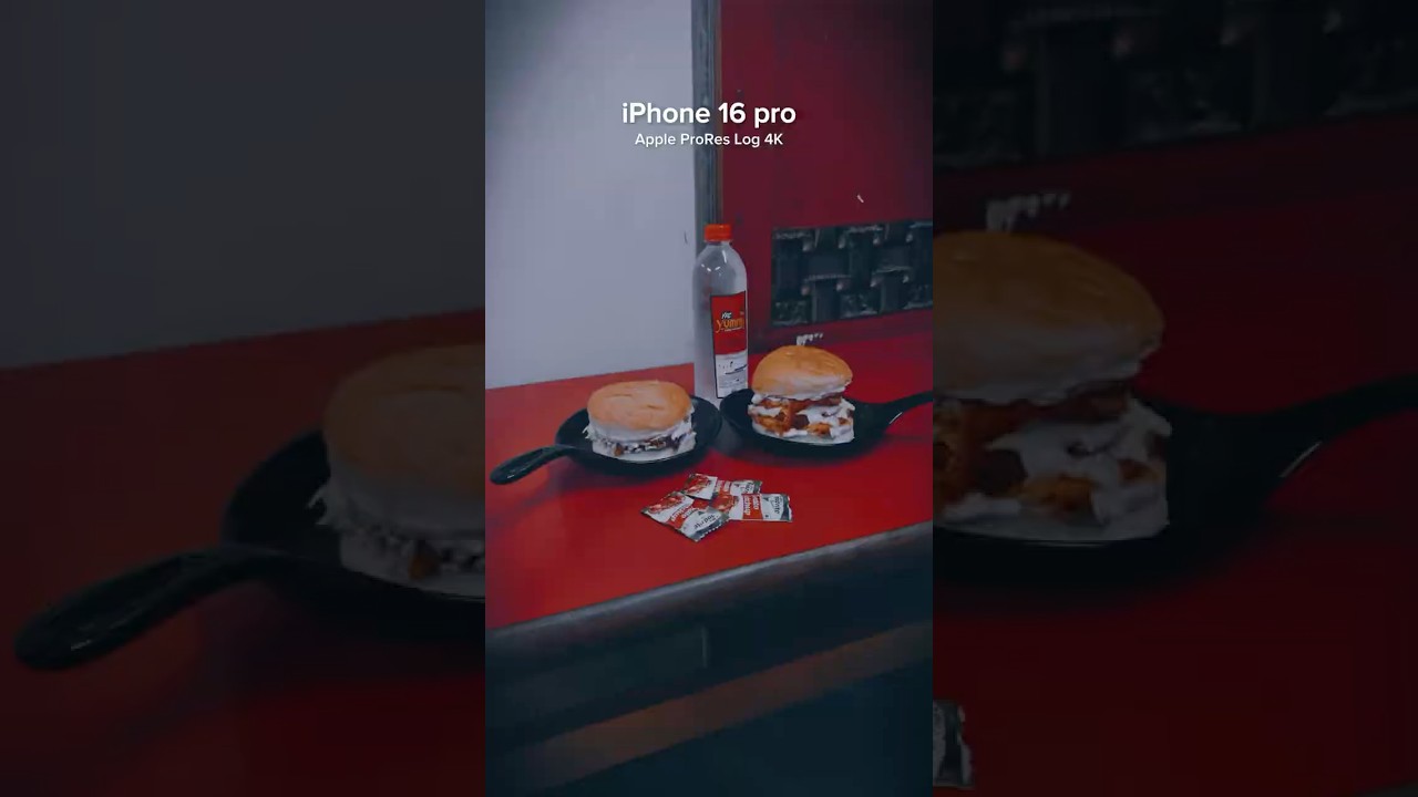 Turning burgers into cinema | iPhone videography | Apple ProRes Log 4K | 