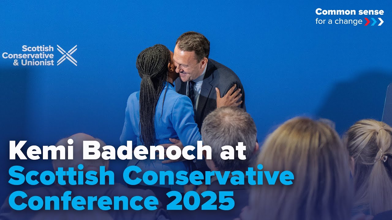 Kemi Badenoch at Scottish Conservative Conference 🇬🇧🏴󠁧󠁢󠁳󠁣󠁴󠁿