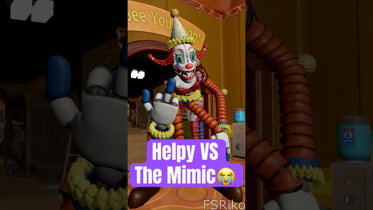 Helpy VS The Mimic 💀 #secretofthemimic #fnaf