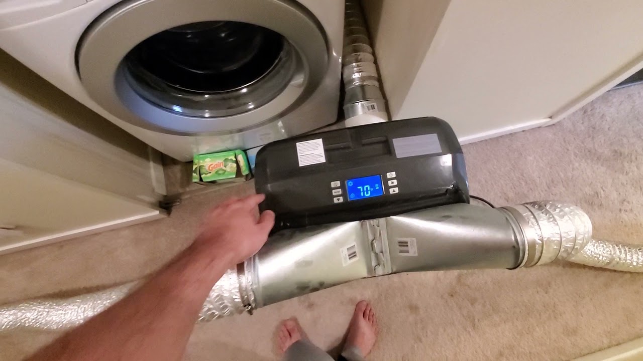 Portable AC hack to cool two rooms at the same time in the townhouse with no duct work on top floor