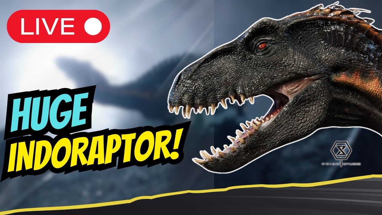 🔥 LIVE Unboxing: Die KRASSESTE Indoraptor 1/6 Statue aus Jurassic World! 🦖
