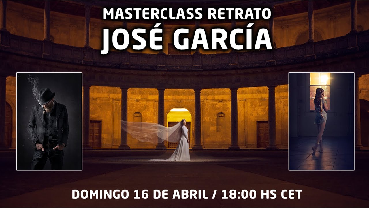 Fotografía de RETRATO MASTERCLASS 🎓 con JOSÉ GARCÍA / Fotos comentadas, equipo y técnicas procesado