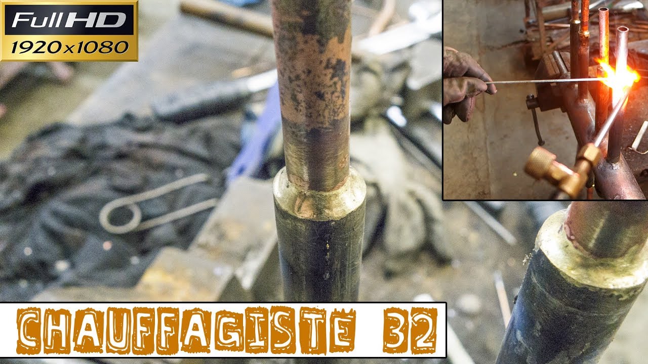 Chauffagiste32-Mes premiers soudo-brasages ACIER CUIVRE et quelques soudures