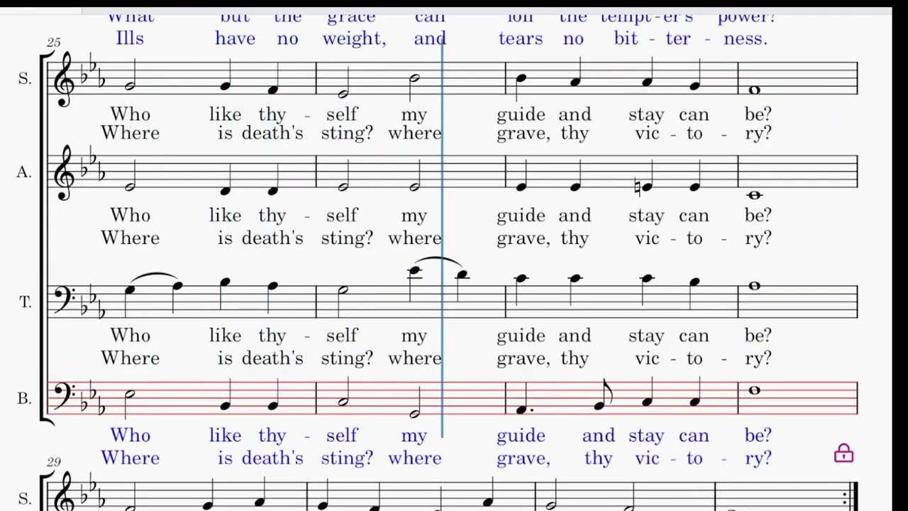 Abide With Me BASS