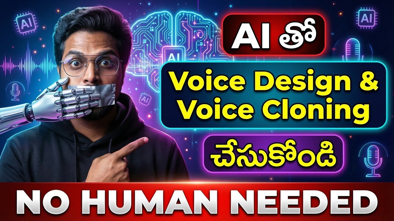 Create Your Own AI Voice 🤖 | No Human Voice Needed Anymore